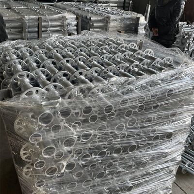 Stable Q355 3.2MM Quality HDG Scaffolding Steel Ringlock for Tunnel Engineering