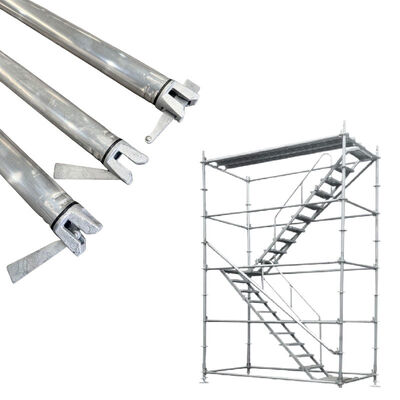 Quick and Easy Assembly Q235 Steel Rosette Ringlock Scaffolding Ledger for Construction