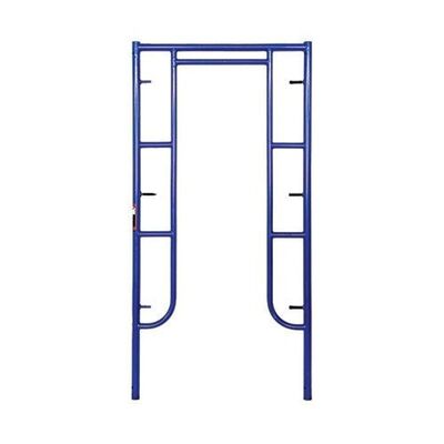 Construction Platform Modular Scaffolding Access Painted Walk Thru Frame