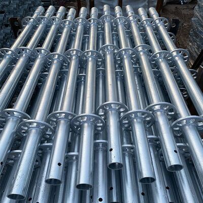 Galvanized Q355 1.5m EN12811 Scaffolding Ringlock Standard Rosette System