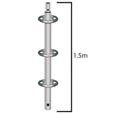 standard scaffolding sizes hot dip galvanized steel multiple bay dimension prefabricated scaffold for building construction BYTHAI