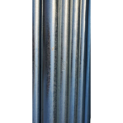steel scaffolding tubes Q235 hot dip galvanized 48.3mm outer diameter 3.2mm wall thickness 2‑6m cuttable length for building exterior scaffolding frame assembly BYTHAI
