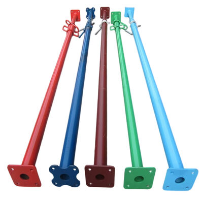adjustable scaffolding props Q235 hot dip galvanized heavy duty thick wall steel support for concrete formwork shoring and building construction engineering projects BYTHAI