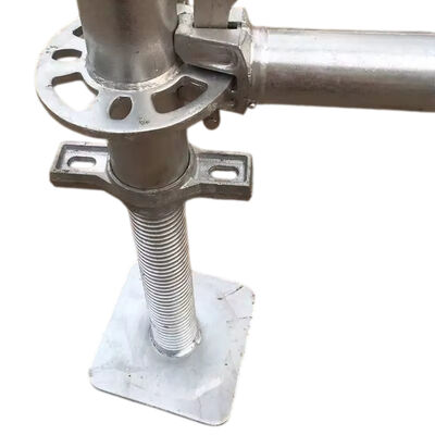 facade ringlock scaffolding system Q235 hot dip galvanized steel modular structure for building facade construction and exterior wall maintenance works BYTHAI
