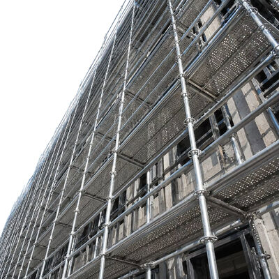 ringlock scaffolding Q235 hot dip galvanized steel heavy duty type for building construction support and temporary construction working platforms BYTHAI