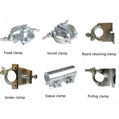 Silver Scaffolding Coupler with ISO9001 Certificate MOQ 1000pcs