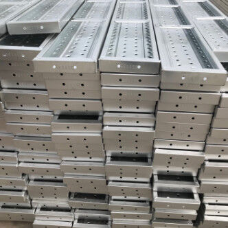 Customized Length Steel Scaffolding Plank Hot Dip Galvanized for Sturdy Construction Platforms