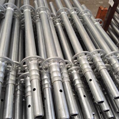 Multidirectional 3M High Wedge Lock Galvanized Steel All Round Ring System Scaffolding