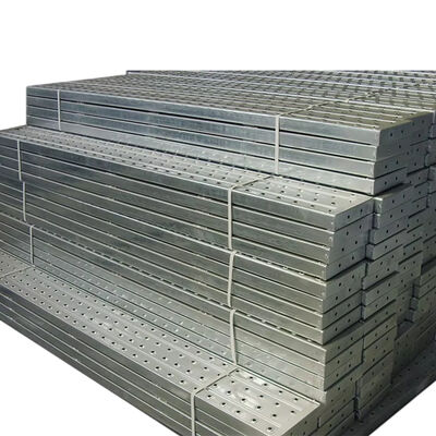Aluminum Walk Plank, 240mm Width, 3m Standard Length, Anti-slip Grooved Surface, Light Weight Aluminum Walk Plank for Scaffold Working Platform BYTHAI
