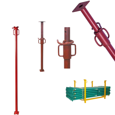 telescopic props Q235 hot dip galvanized heavy duty adjustable thick wall steel structure for concrete formwork support and building construction shoring projects BYTHAI